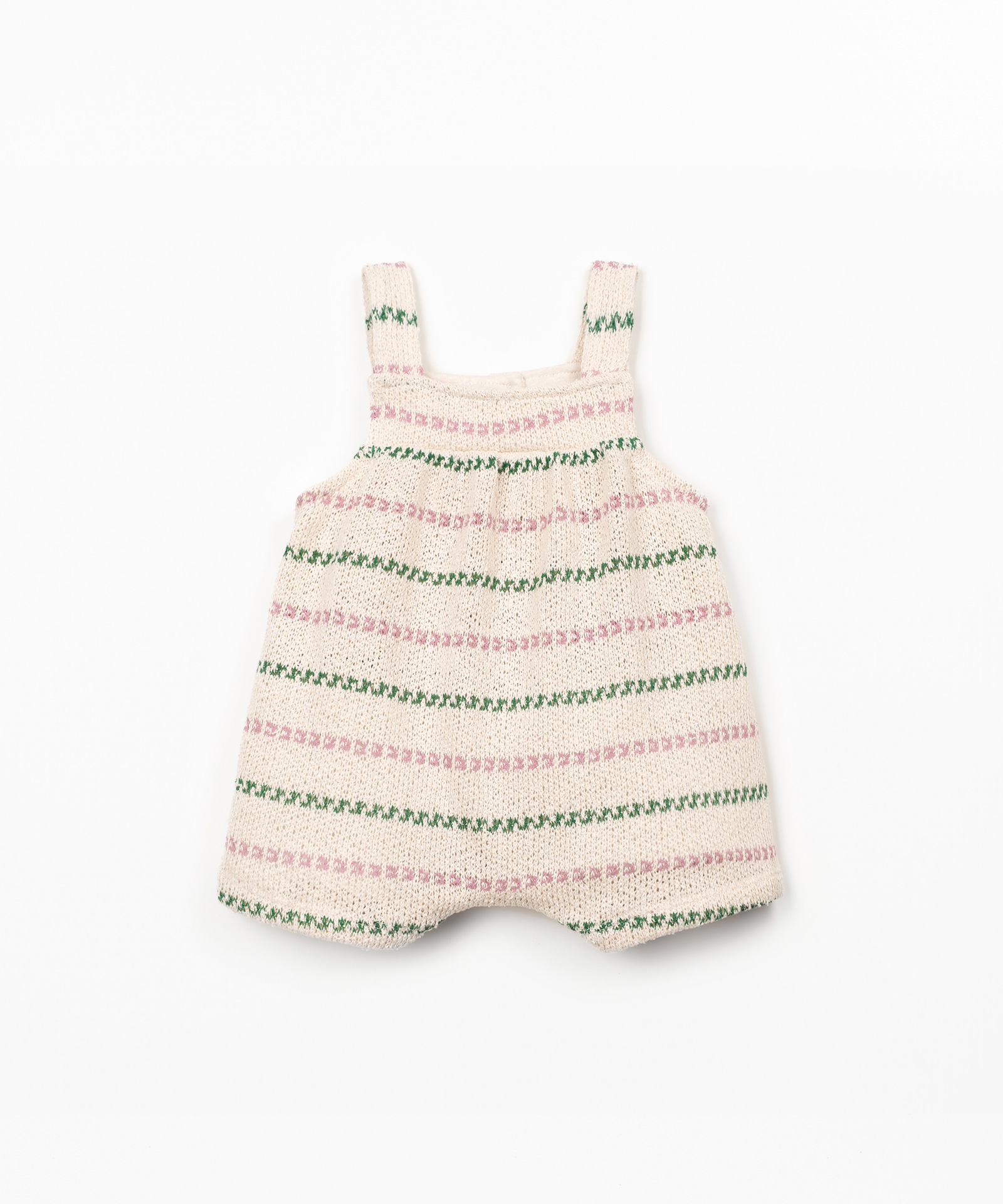 STRIPED FLAMÉ JERSEY JUMPSUIT