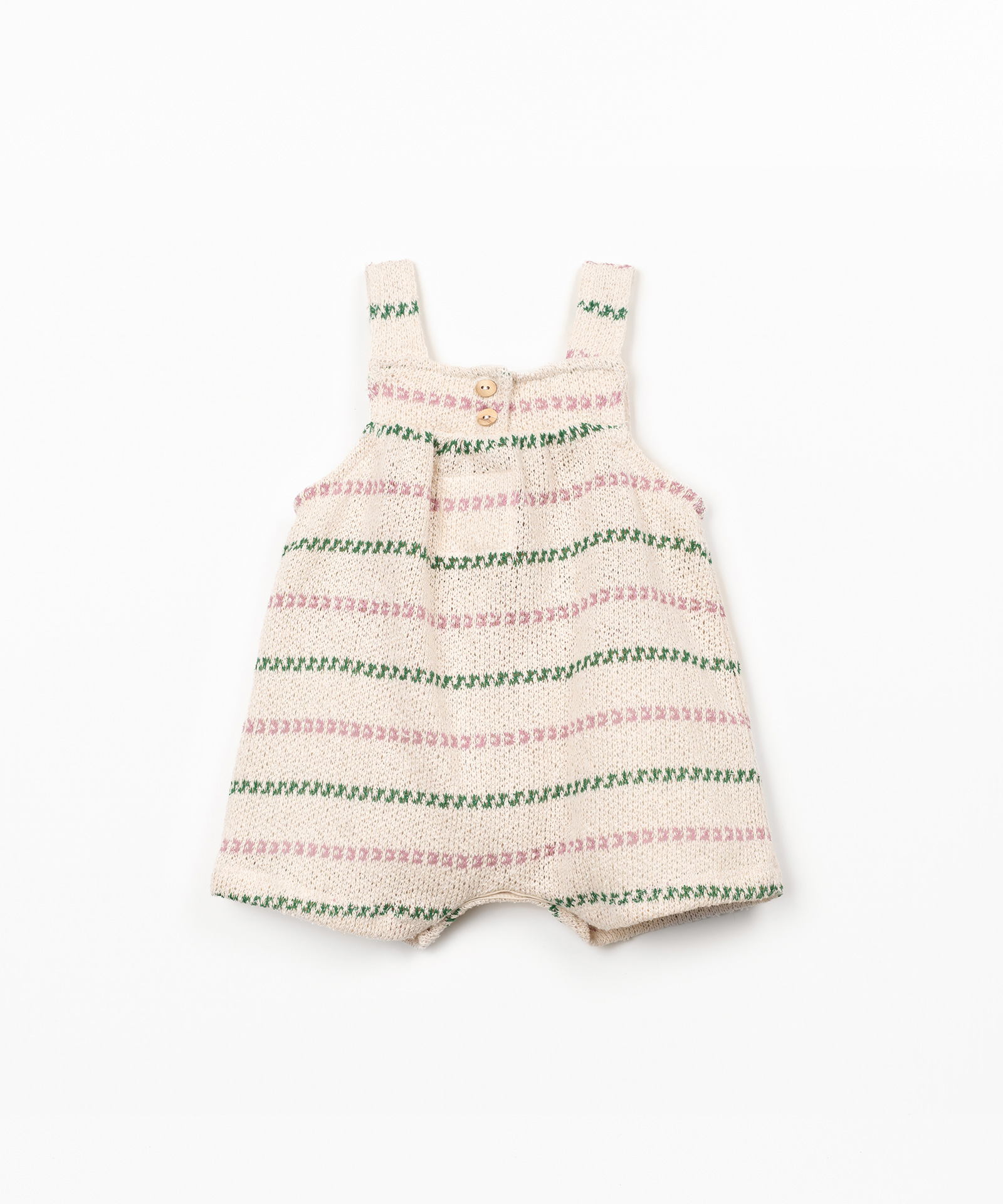 STRIPED FLAMÉ JERSEY JUMPSUIT