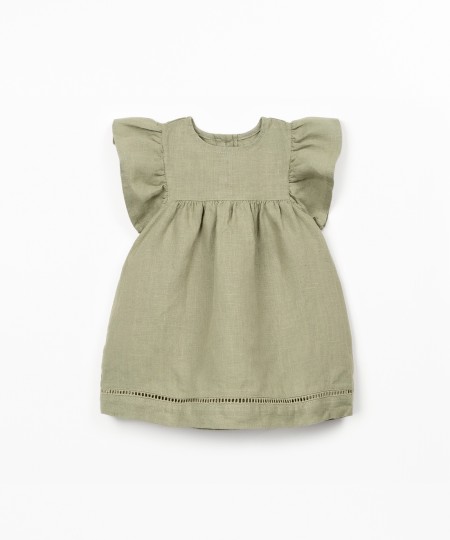 Linen fabric dress
