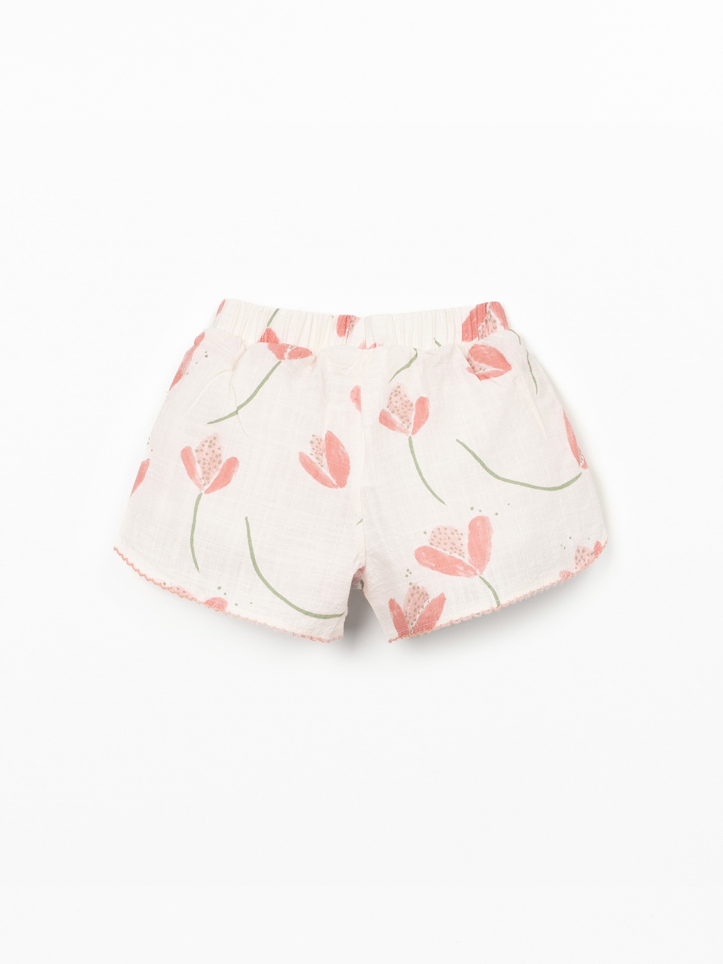 Pantaloncini in tessuto con inserti laterali