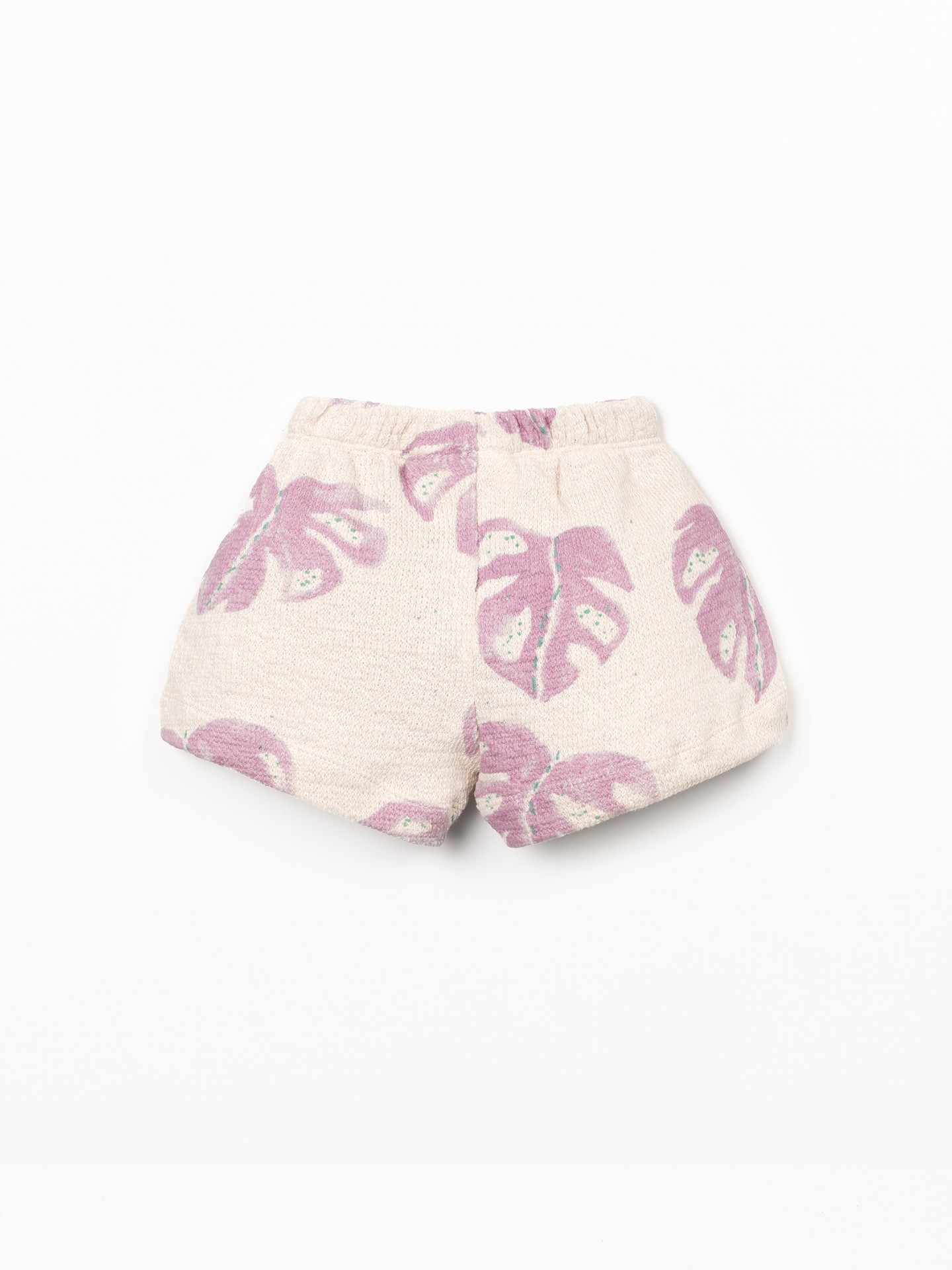 Pantaloncini in maglina con misto cotone rigenerativo e cotone riciclato