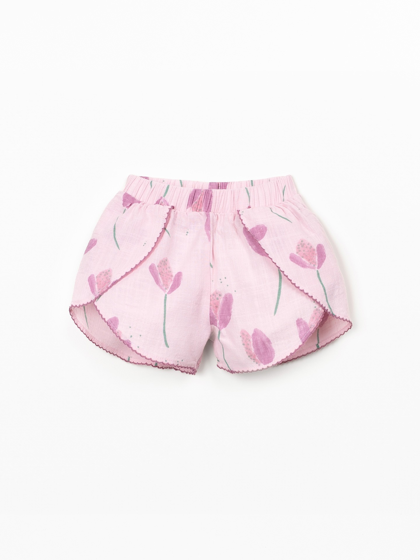 Pantaloncini in tessuto con inserti laterali