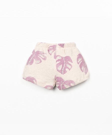 Pantaloncini in maglina con misto cotone rigenerativo e cotone riciclato