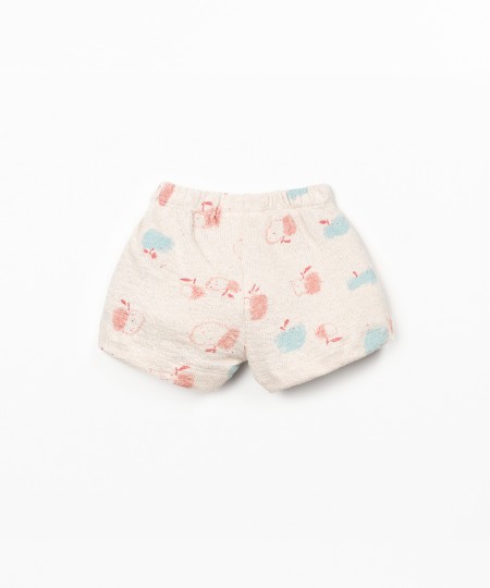 Pantaloncini in maglina con misto cotone rigenerativo e cotone riciclato