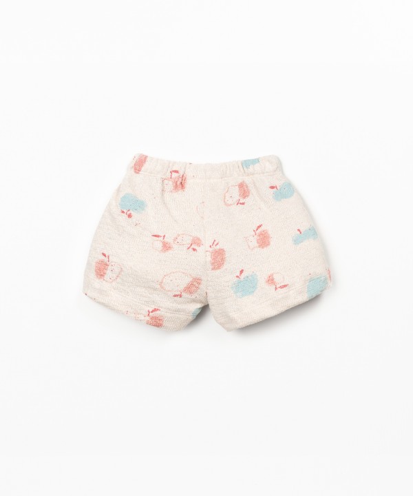 Pantaloncini in maglina con misto cotone rigenerativo e cotone riciclato