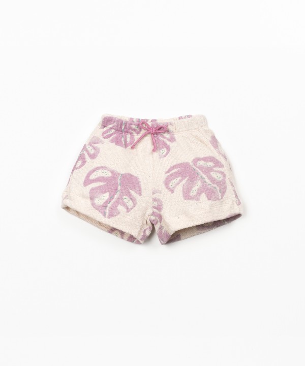 Pantaloncini in maglina con misto cotone rigenerativo e cotone riciclato