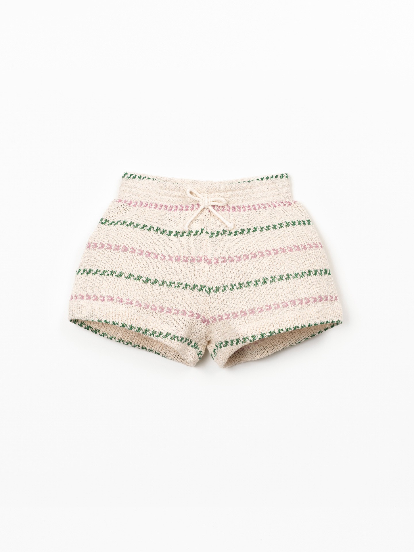 Pantaloncini in maglia con filato Re(Play)