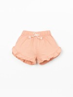 Pantaloncini in tessuto di cotone biologico