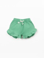 Pantaloncini in tessuto di cotone biologico