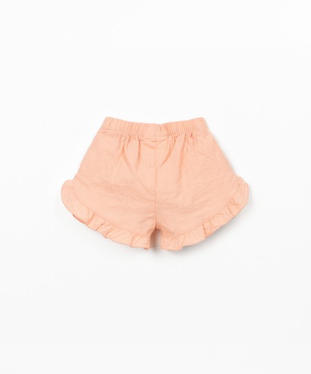 Pantaloncini in tessuto di cotone biologico