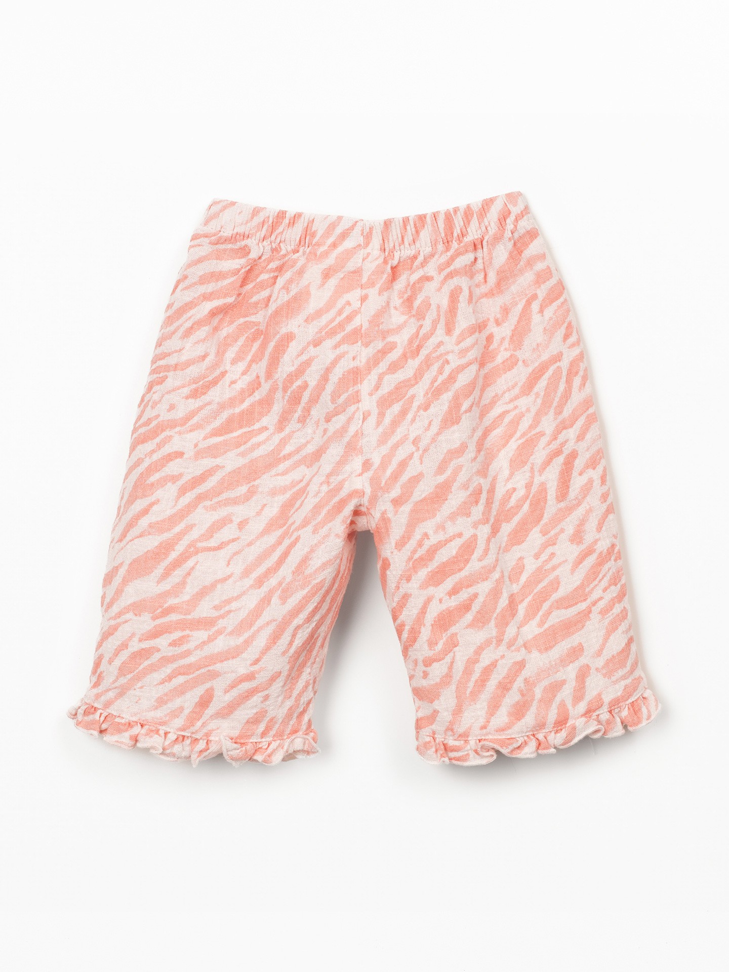 Pantalon à motif avec taille élastiquée