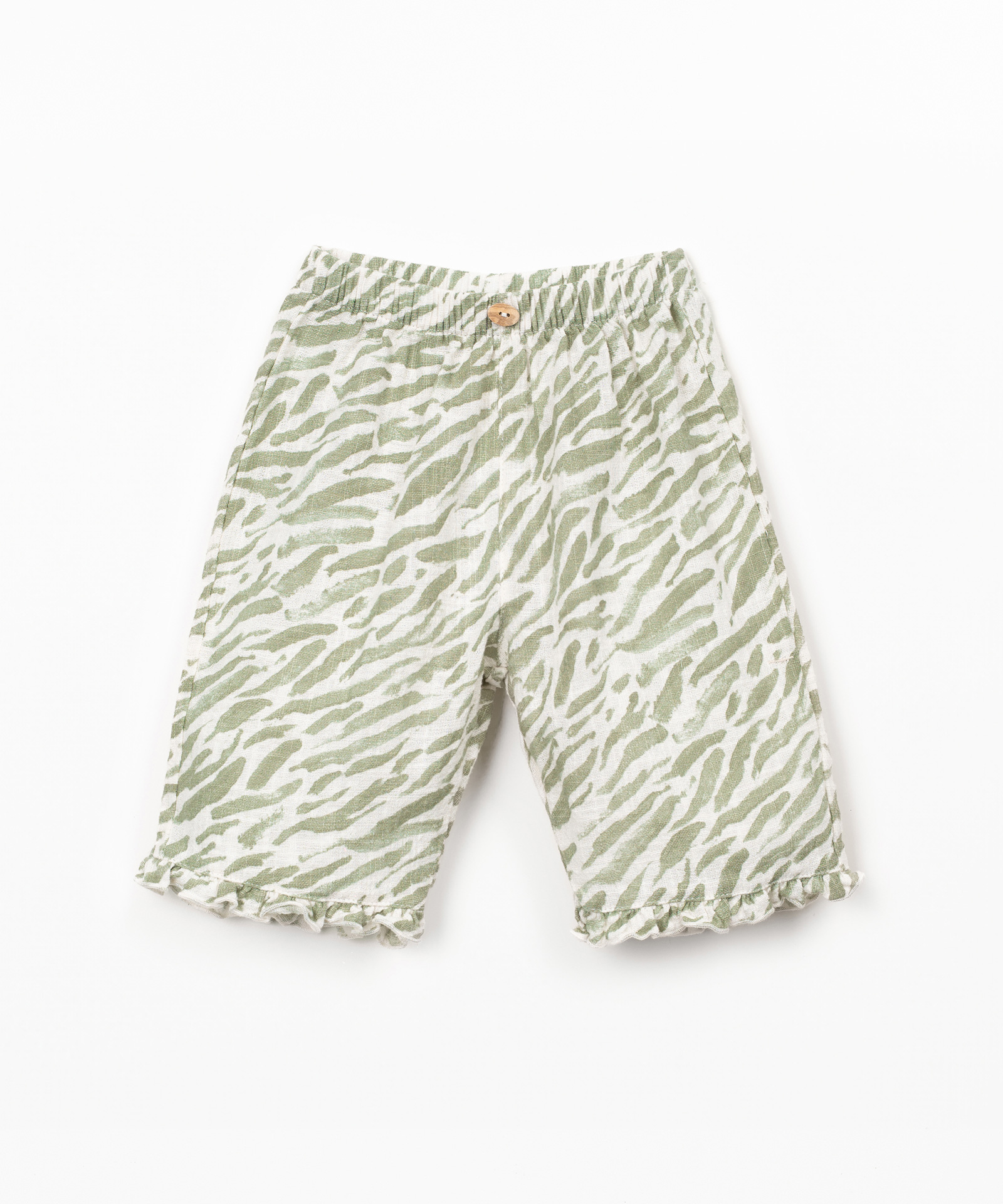 PRINTED WOVEN TROUSERS