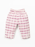Pantalon à imprimé carreaux Pantalon à imprimé carreaux