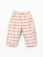 Pantalon � motif � carreaux