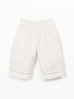 Pantalon en lin avec ceinture �lastique