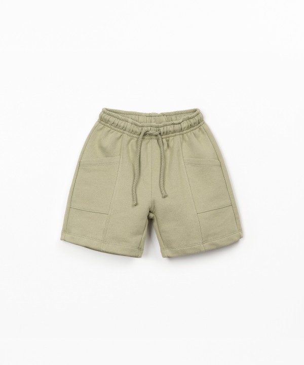 Pantaloncini in maglina con tasche