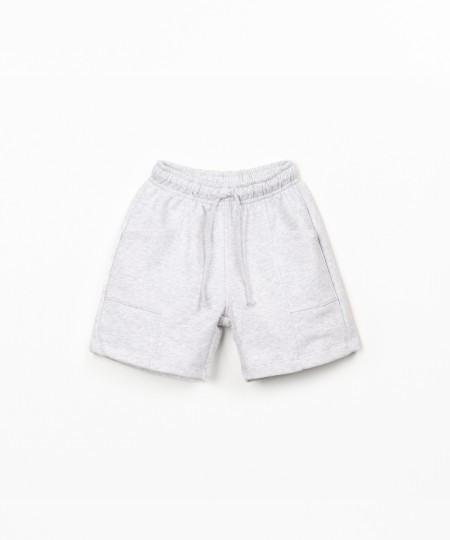 Pantaloncini in maglina con tasche