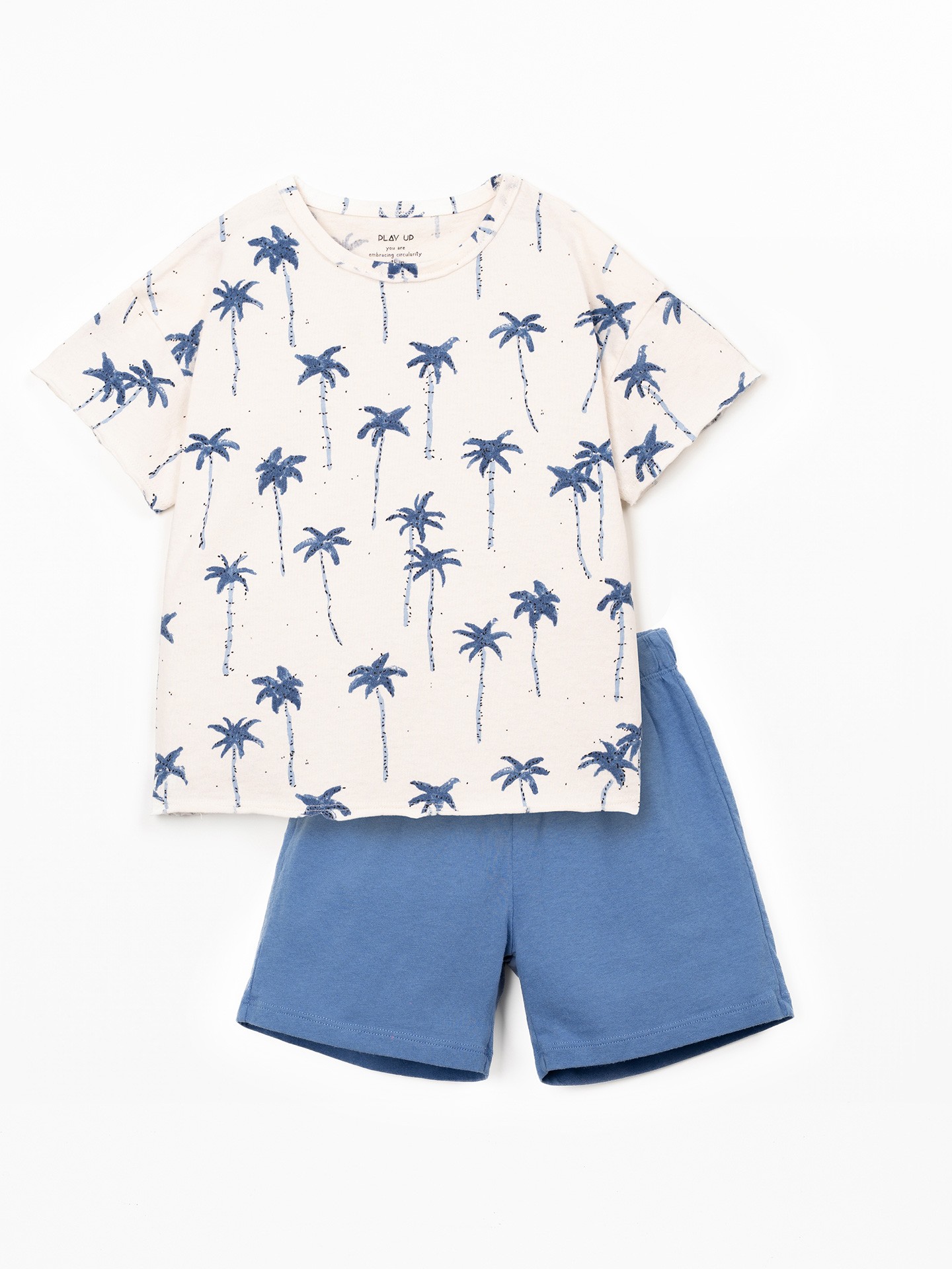 Pijama de malha com algodão orgânico e reciclado