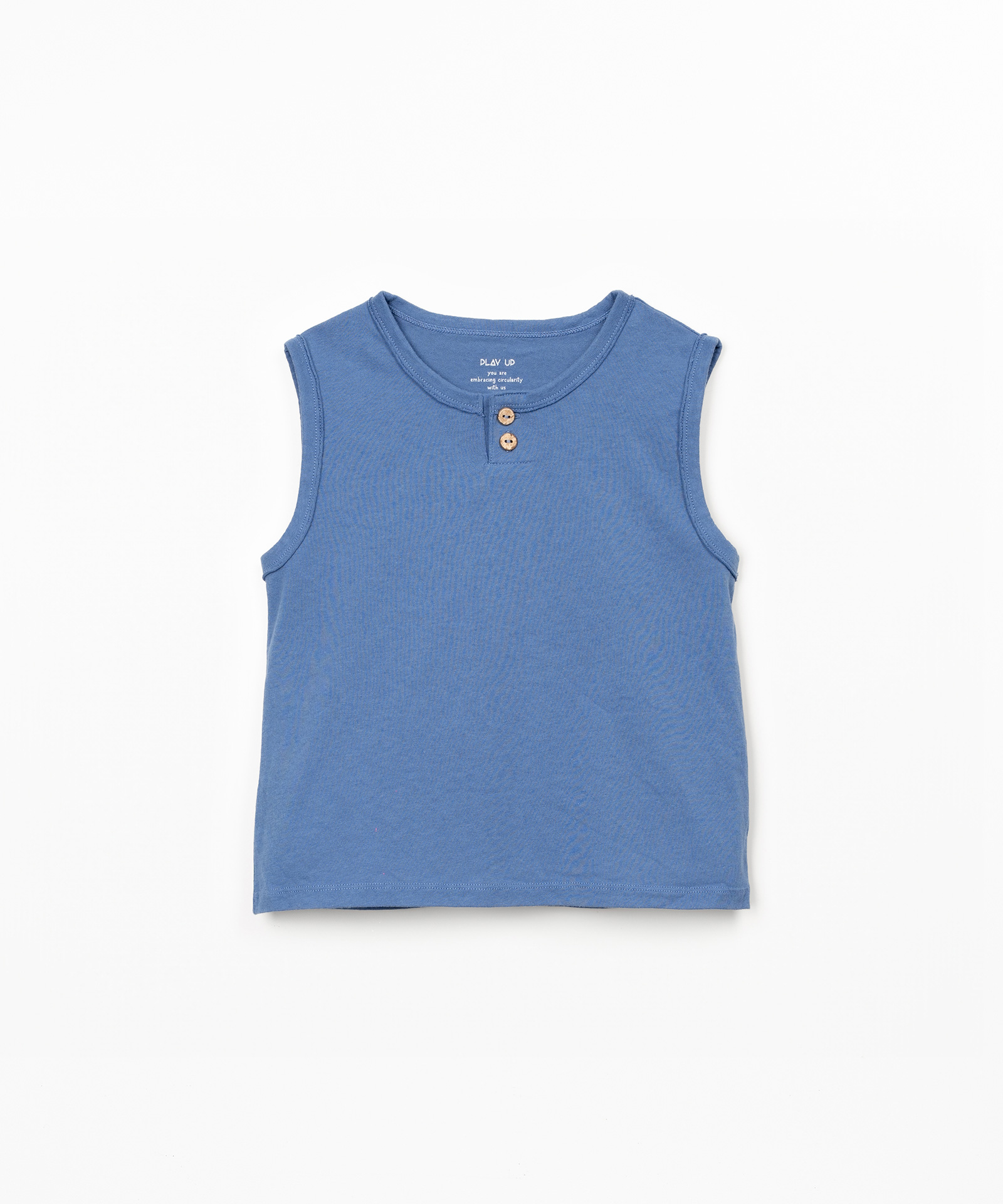 JERSEY SLEEVELESS T-SHIRT