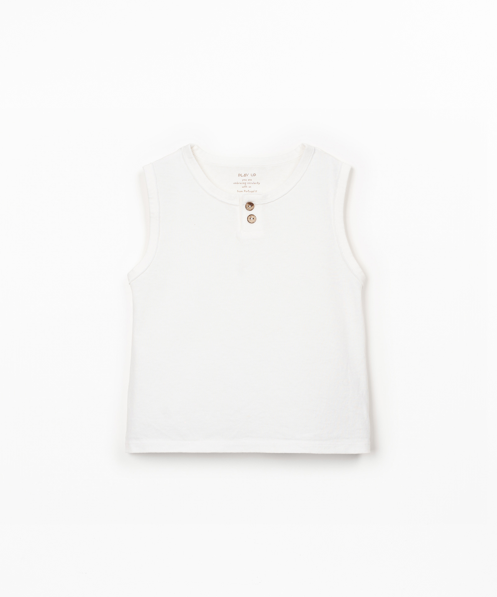 JERSEY SLEEVELESS T-SHIRT