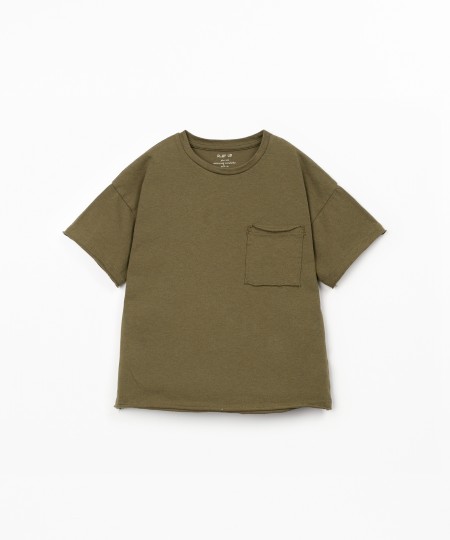 T-shirt con taschino sul petto