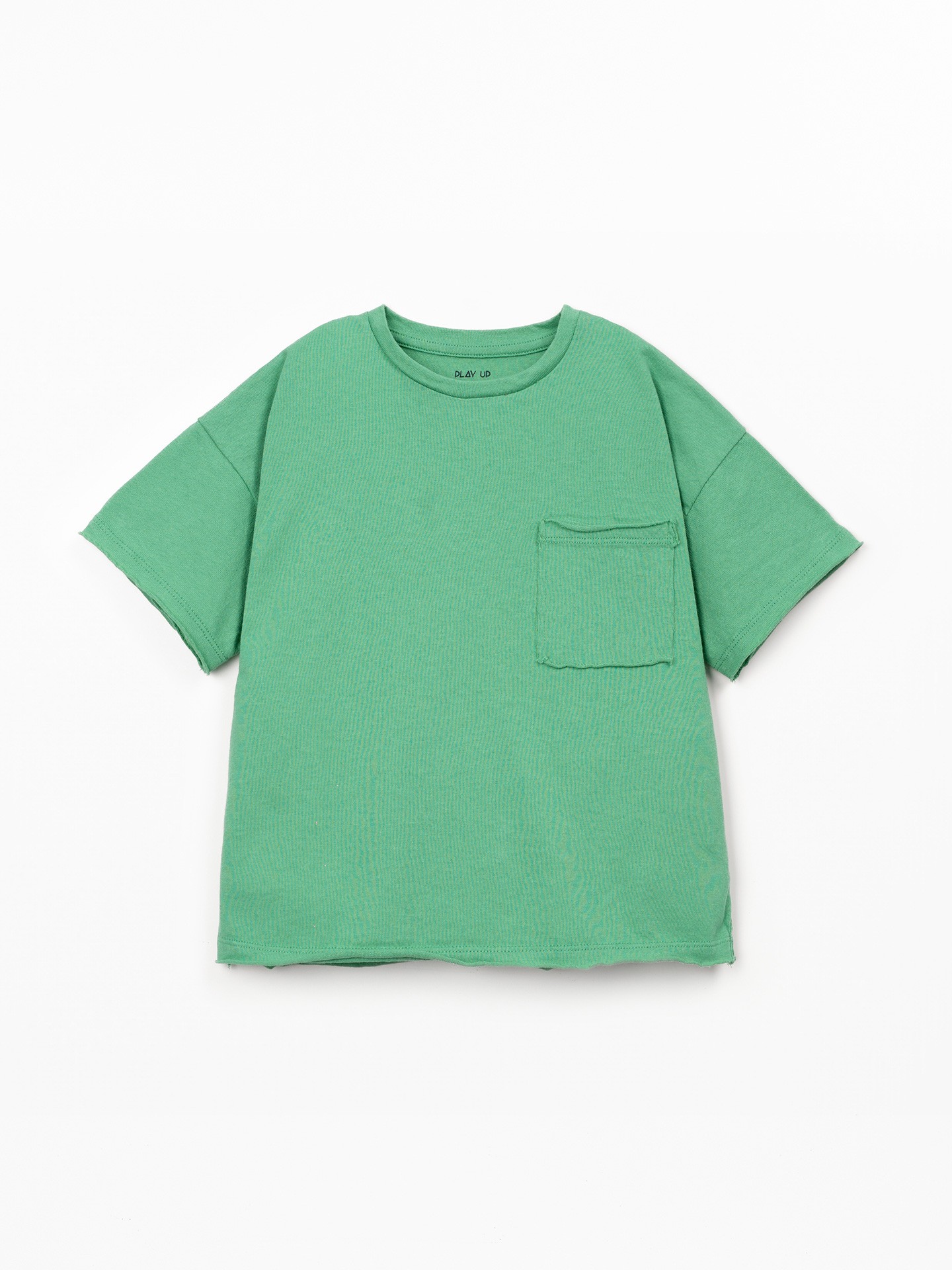 T-shirt com bolso no peito