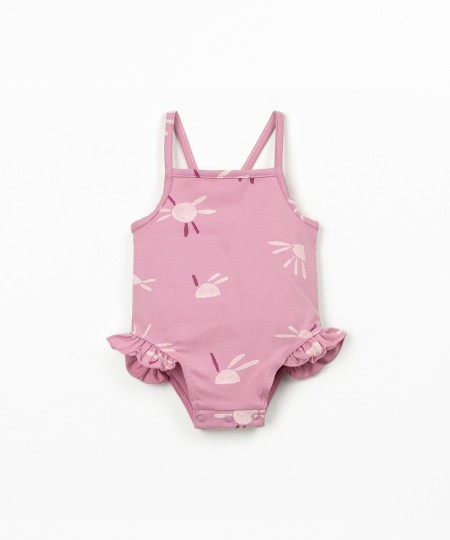 Maillot de bain imprimé en coton biologique
