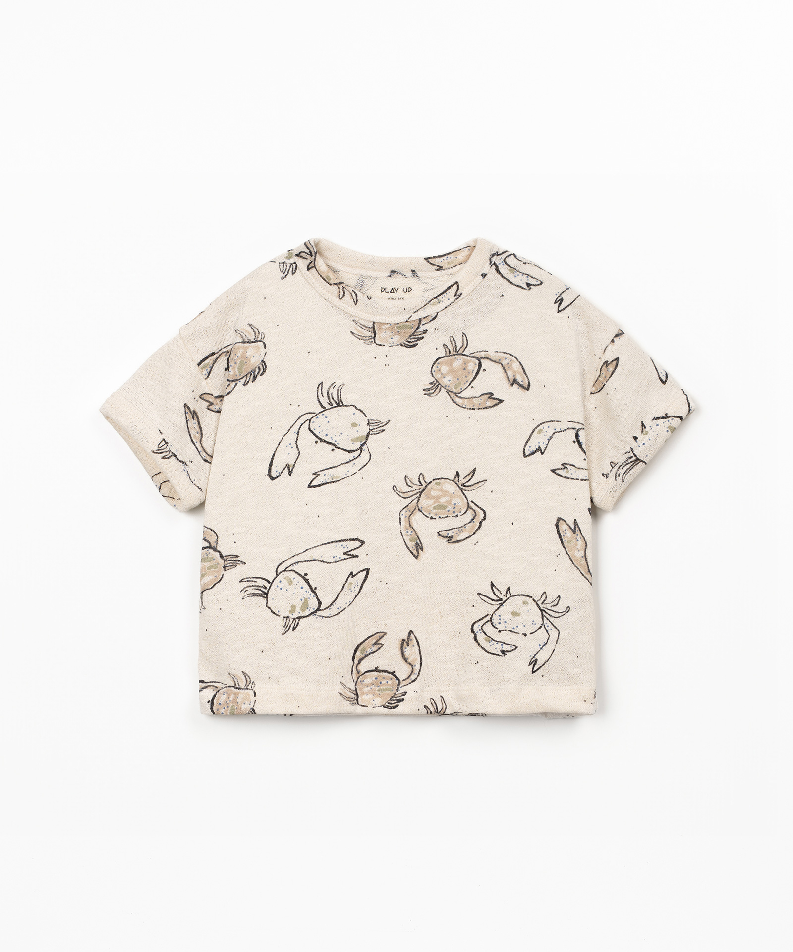 PRINTED FLAMÉ JERSEY T-SHIRT