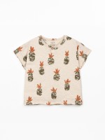 Camiseta con estampado de piñas Camiseta con estampado de piñas
