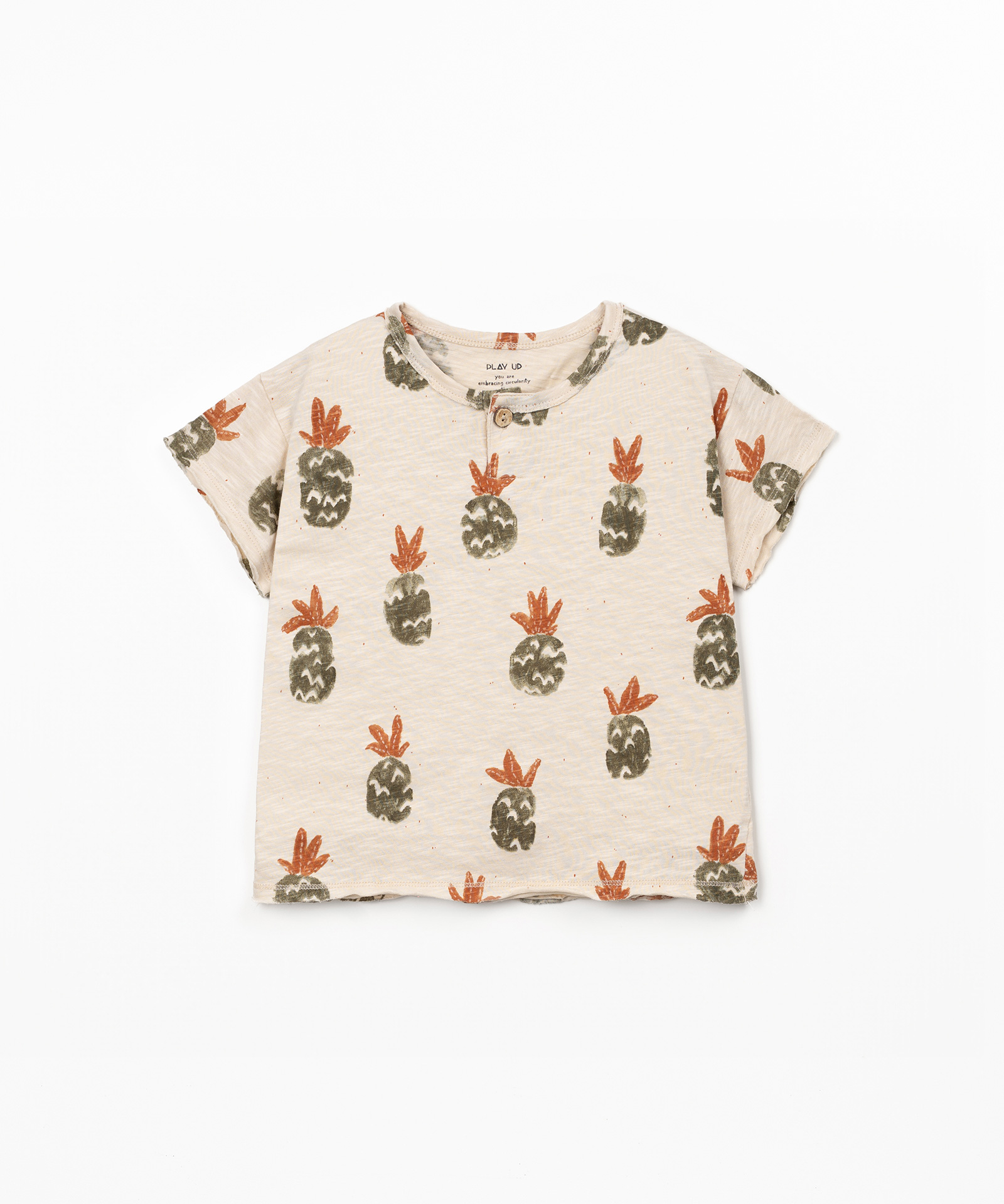 PRINTED FLAMÉ JERSEY T-SHIRT