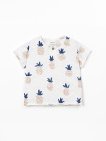 Camiseta con estampado de piñas Camiseta con estampado de piñas