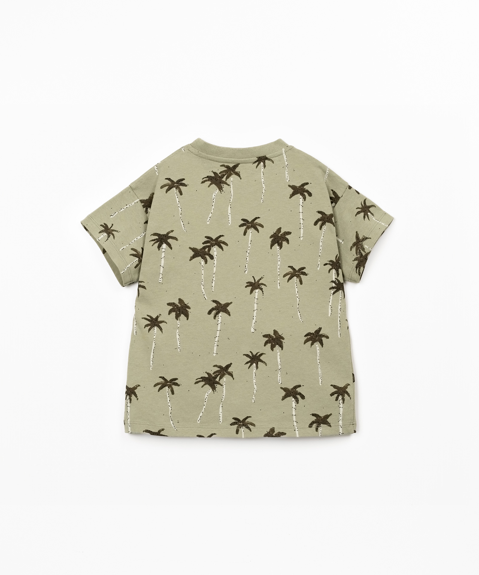 T-shirt in misto fibre naturali e riciclate