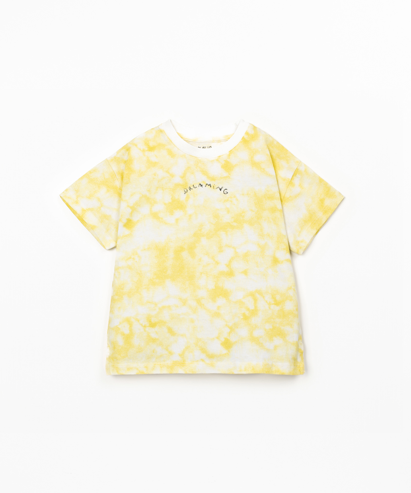 T-shirt in misto cotone biologico e cotone riciclato