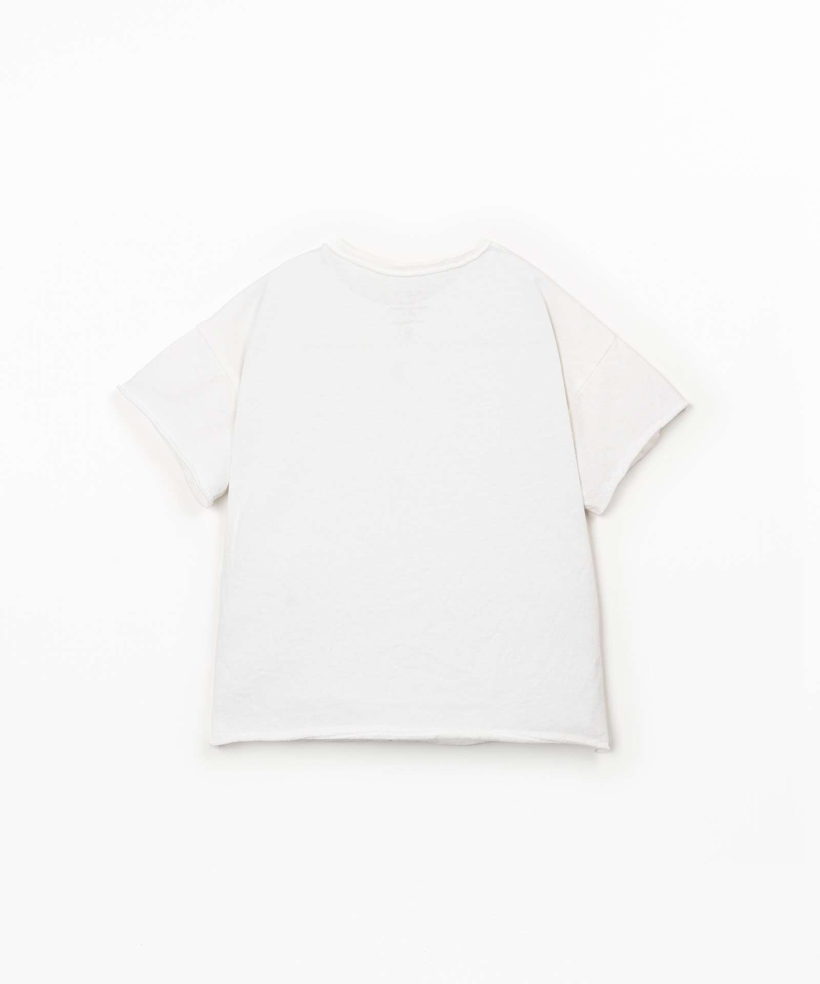 T-shirt in maglina misto cotone biologico e cotone riciclato