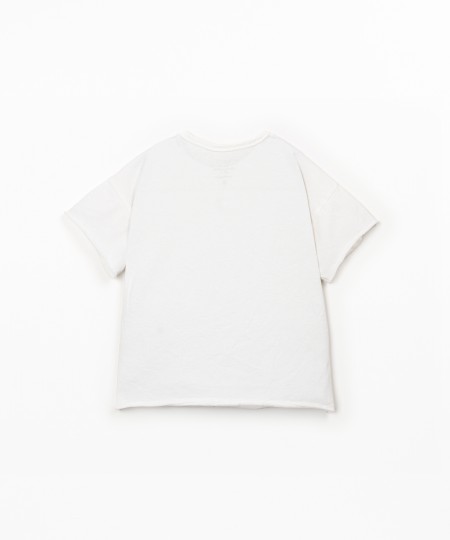 Camiseta de punto mezcla de algodón orgánico y algodón reciclado