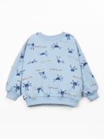 Maglione con stampa di sole