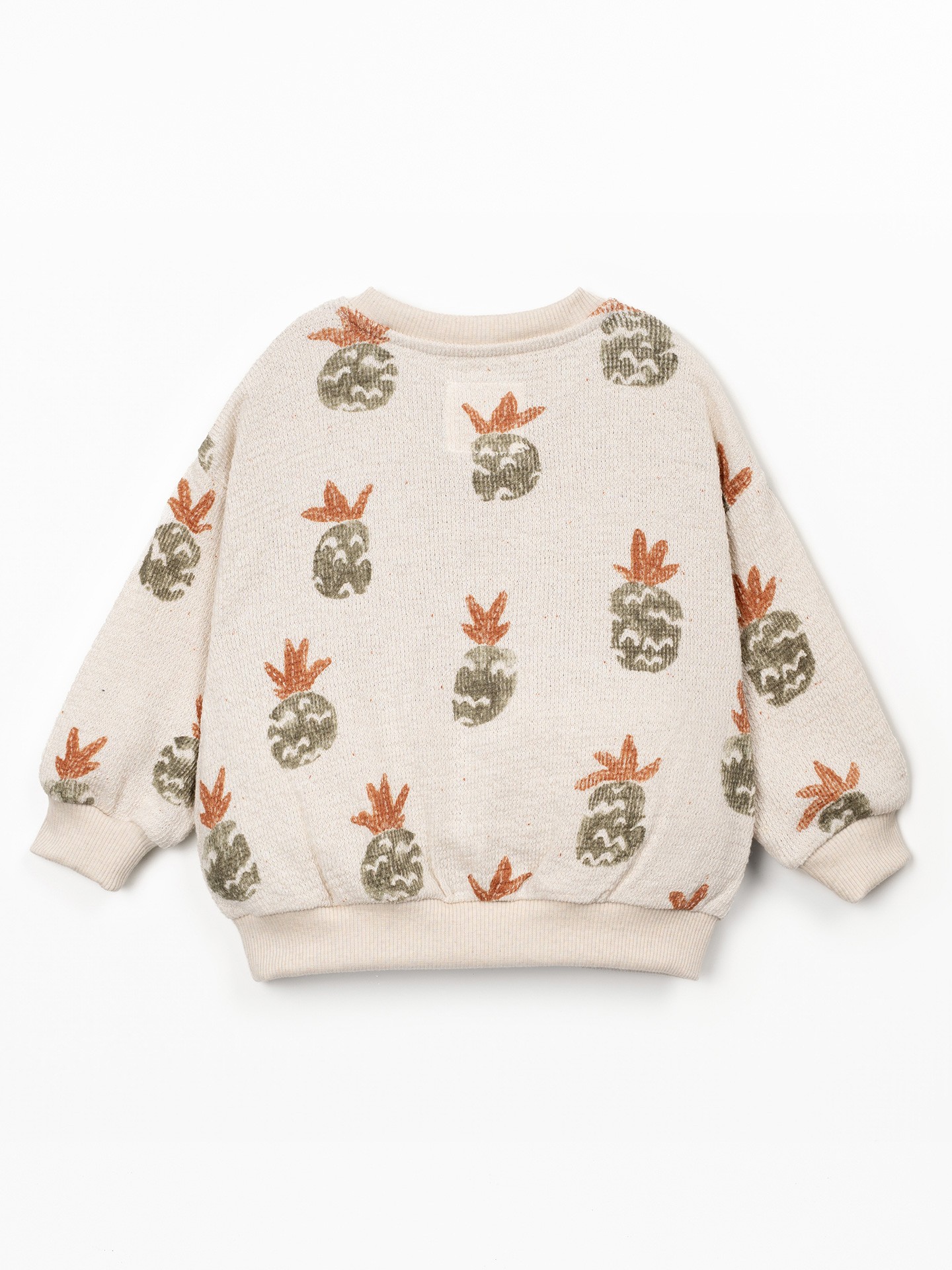 Felpa con stampa di ananas