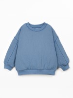 Sweater in recycled fiber blend