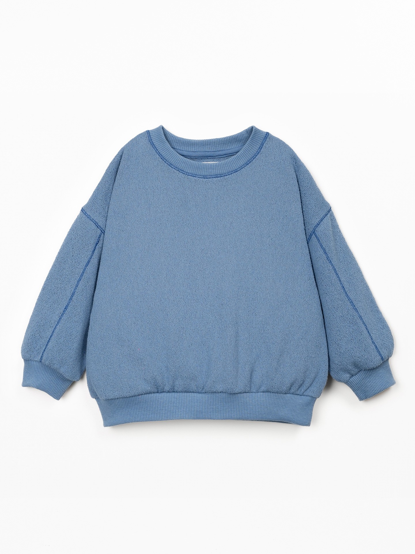 Sweater in recycled fiber blend