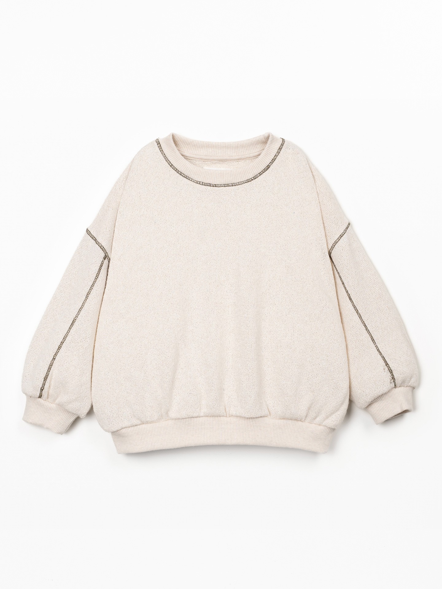 Sweater in recycled fiber blend