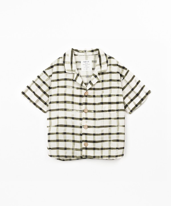 Camicia in tessuto con stampa