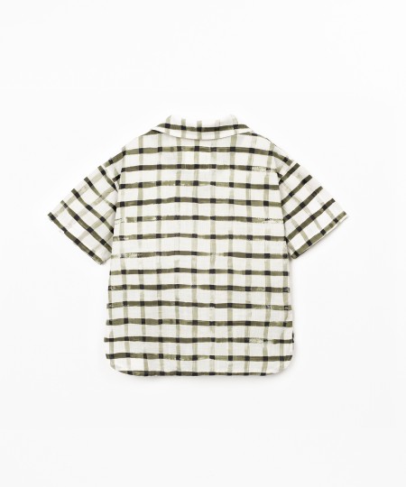 Camicia in tessuto con stampa