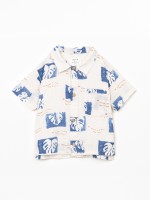 Camicia in cotone biologico con stampa Camicia in cotone biologico con stampa