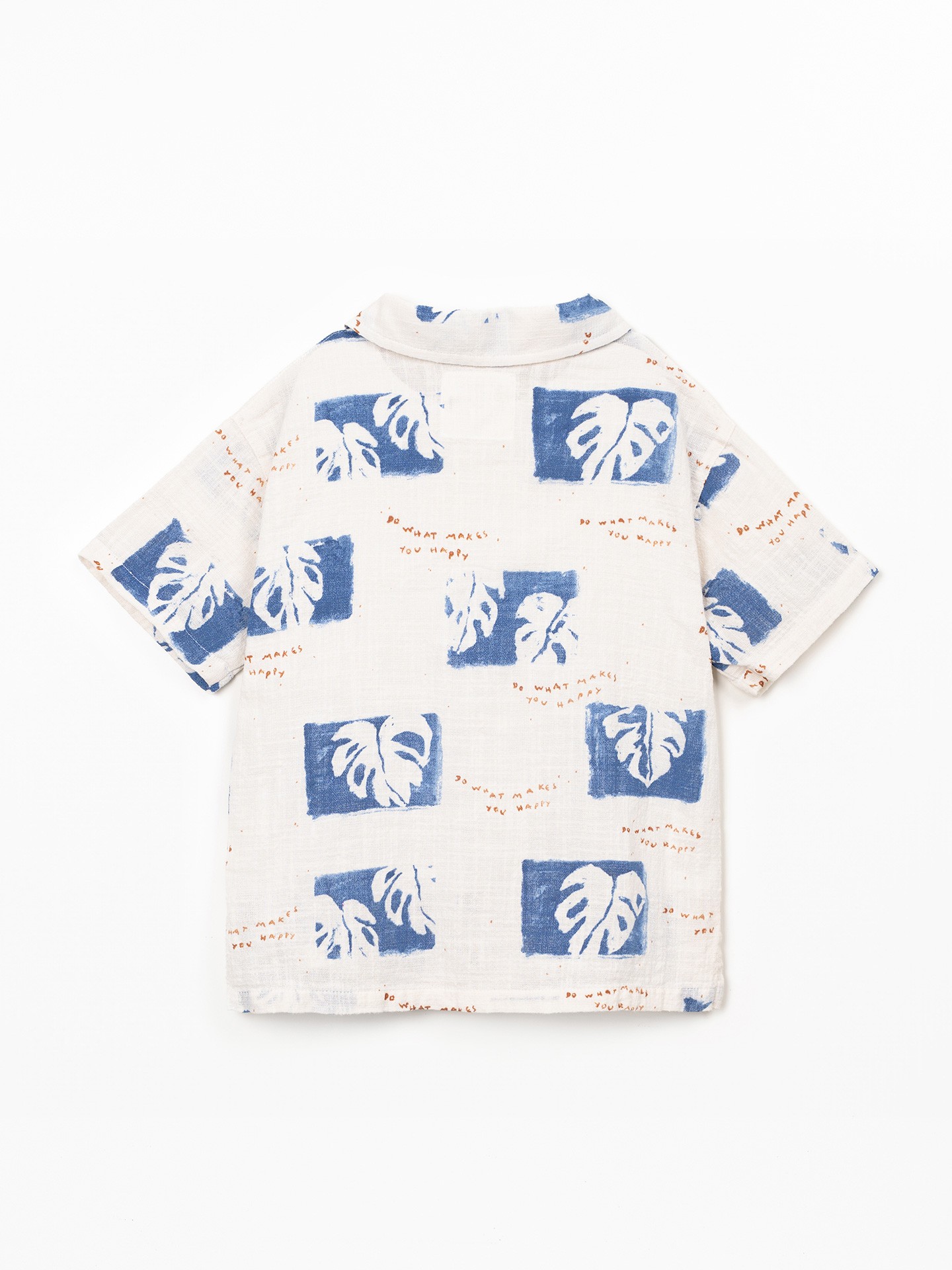 Camicia in cotone biologico con stampa