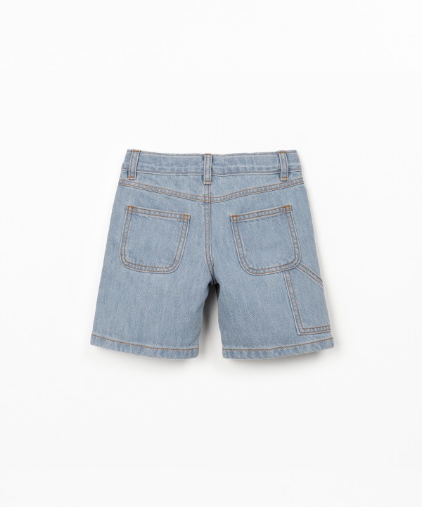 Pantaloncini in denim con cintura regolabile