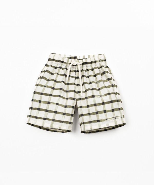 Pantaloncini in tessuto a quadri
