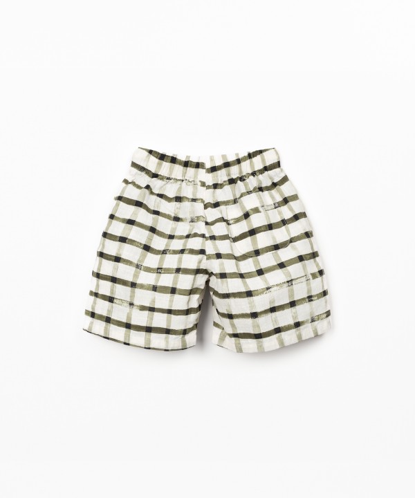 Pantaloncini in tessuto a quadri