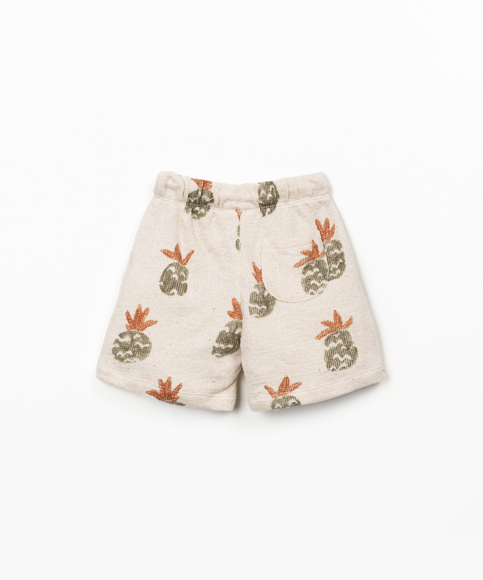Short en maille avec imprimé ananas