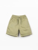 Shorts in twill con tasche e cordino regolabile Shorts in twill con tasche e cordino regolabile