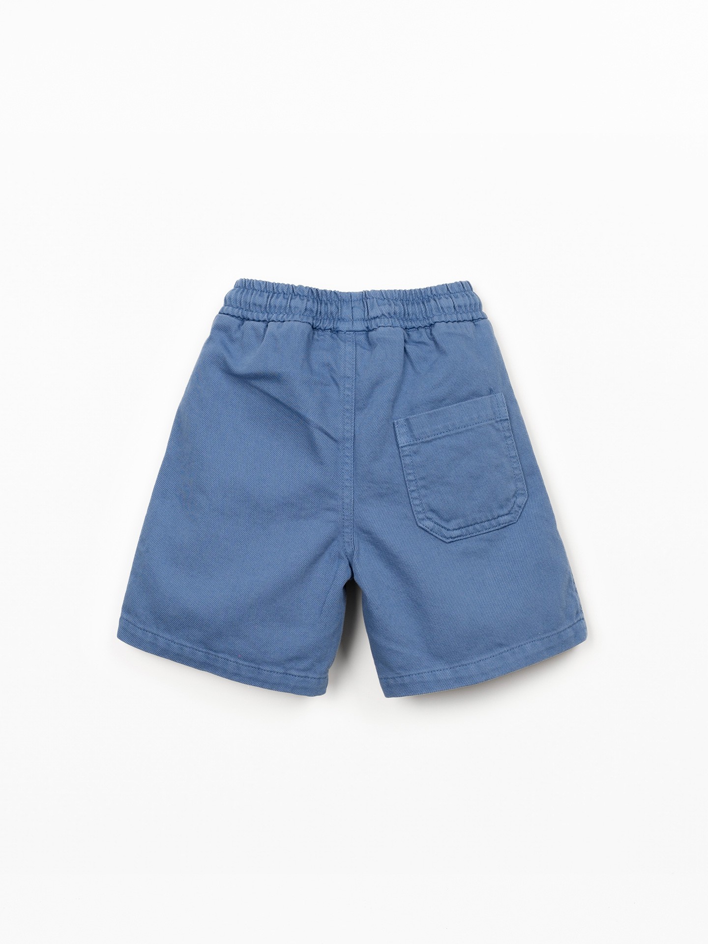 Pantaloncini in twill con tasche e cordino regolabile
